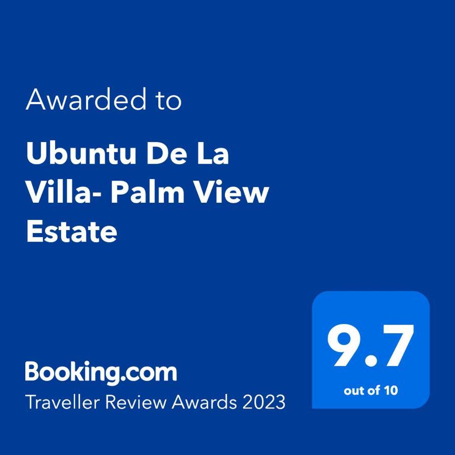 Ubuntu De La Villa- Palm View Estate Mammee Bay Exteriör bild